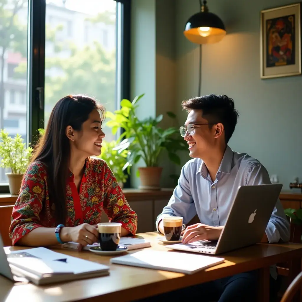 Professional team collaboration